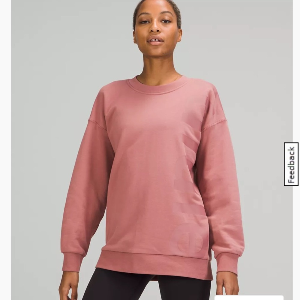 Lululemon Perfectly Oversized Crew Logo